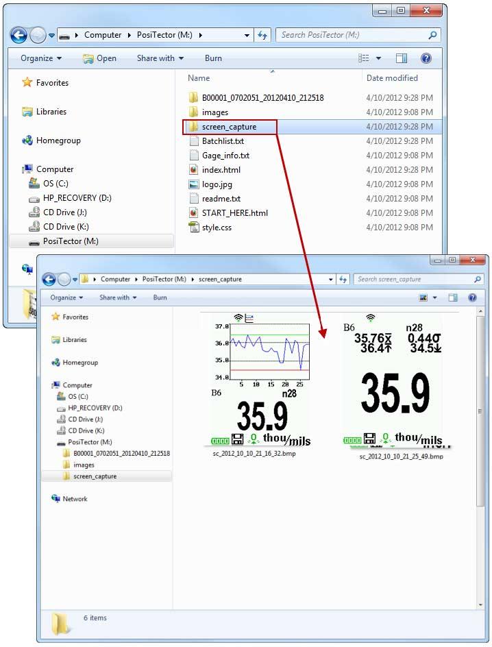 Access Stored Screen Captures